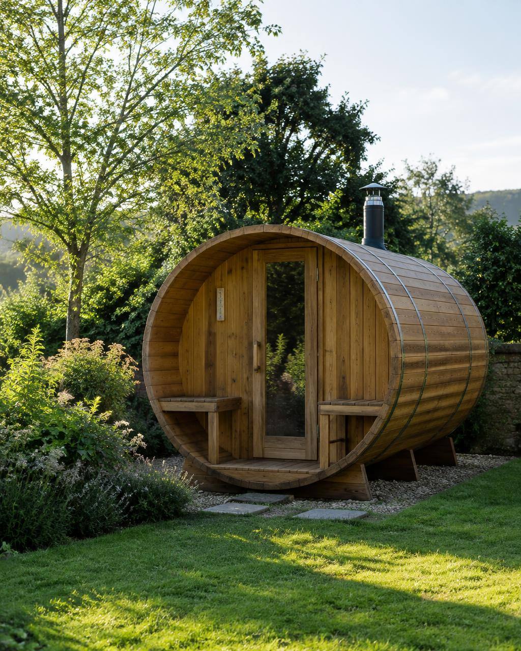 Outdoor and garden saunas sauna